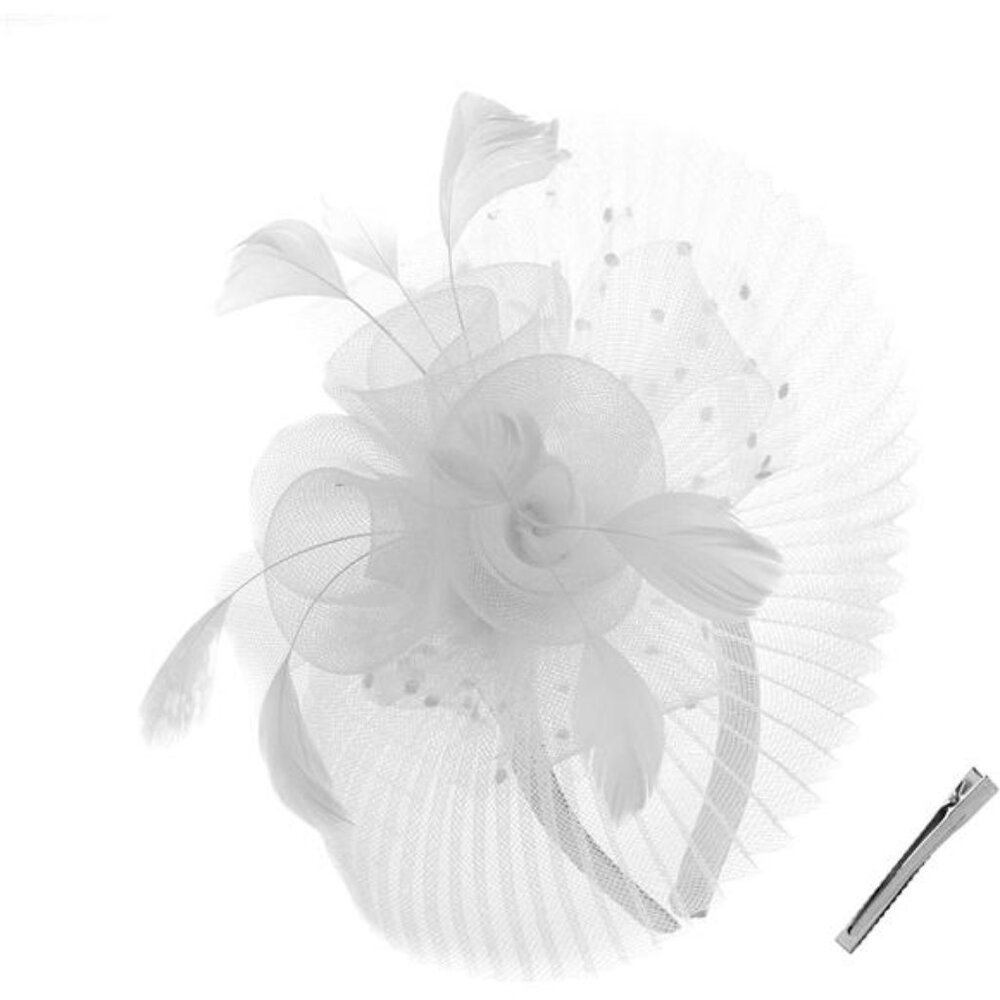 Fascinators for Women Tea Party Hat Headband Derby Wedding Church Bridal